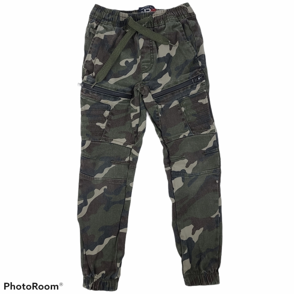 LR Scoop Camouflage Twill Joggers Pants Kids Sz 7